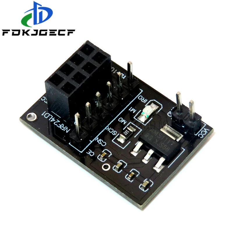 Picture 6: NRF24L01+ wireless data transmission module 2.4G / the NRF24L01 upgrade version 2Mbit/s NRF24L01 Socket Adapter plate Board