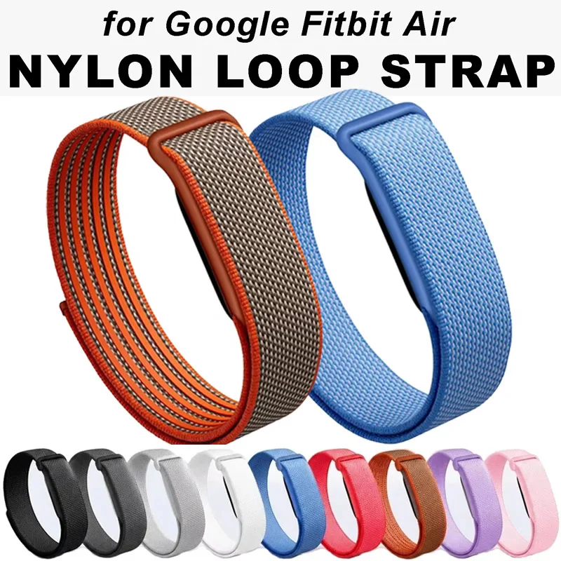 Nylonband für Fitbit Air, atmungsaktives, geflochtenes Armband mit Schnalle, Ersatzband für Fitbit Air Fitness Tracker Band