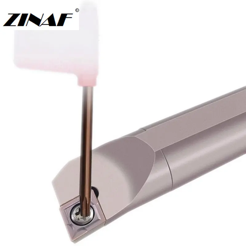 Imagem -04 - Ferramenta Cnc Lathe Cutter Spring Steel Shockproof Plus Hardproof Inserções de Carboneto Ccmt Sclcr S07k S08k S12m S14n S16q Sclcr06 A16