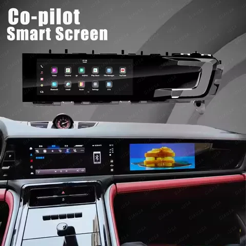 

Upgrade New 11" Co-pilot Display For Porsche Panamera 2024 Car Wireless Carplay Multimedia Player Screen Android 13 Head Unit
