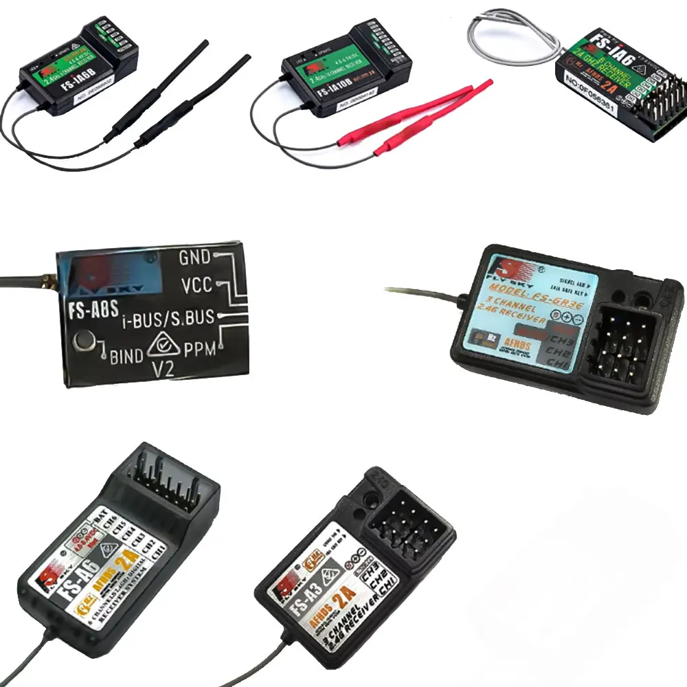

Flysky FS-IA10B FS-IA6B FS-IA6 FS-A8S FSA6 FSA3 FS-GR3E 6-10CH RC Receiver PPM Output with iBus Port for RC Transmitter