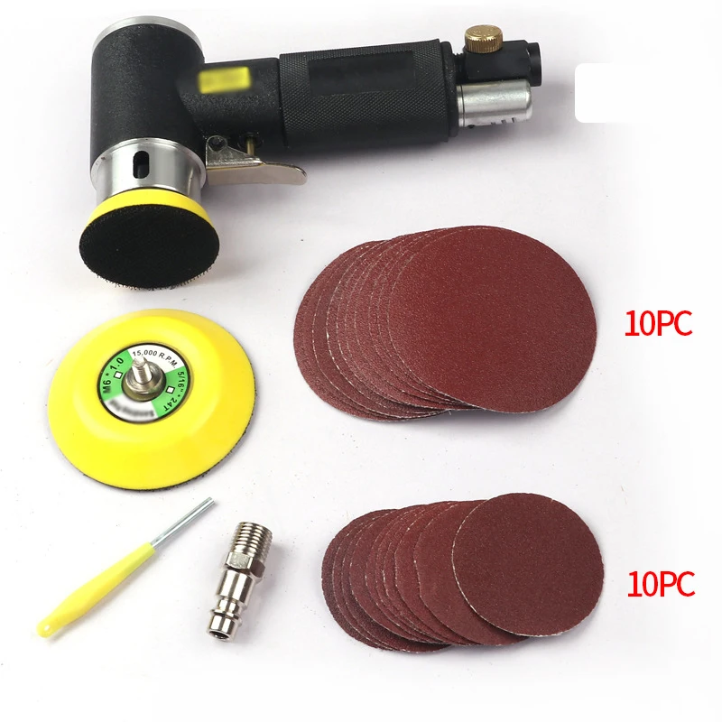 

25PCS Air Polishing Machine Car Polisher Tool Set Pneumatic Grinding Sander Power Tools Accessories Kit