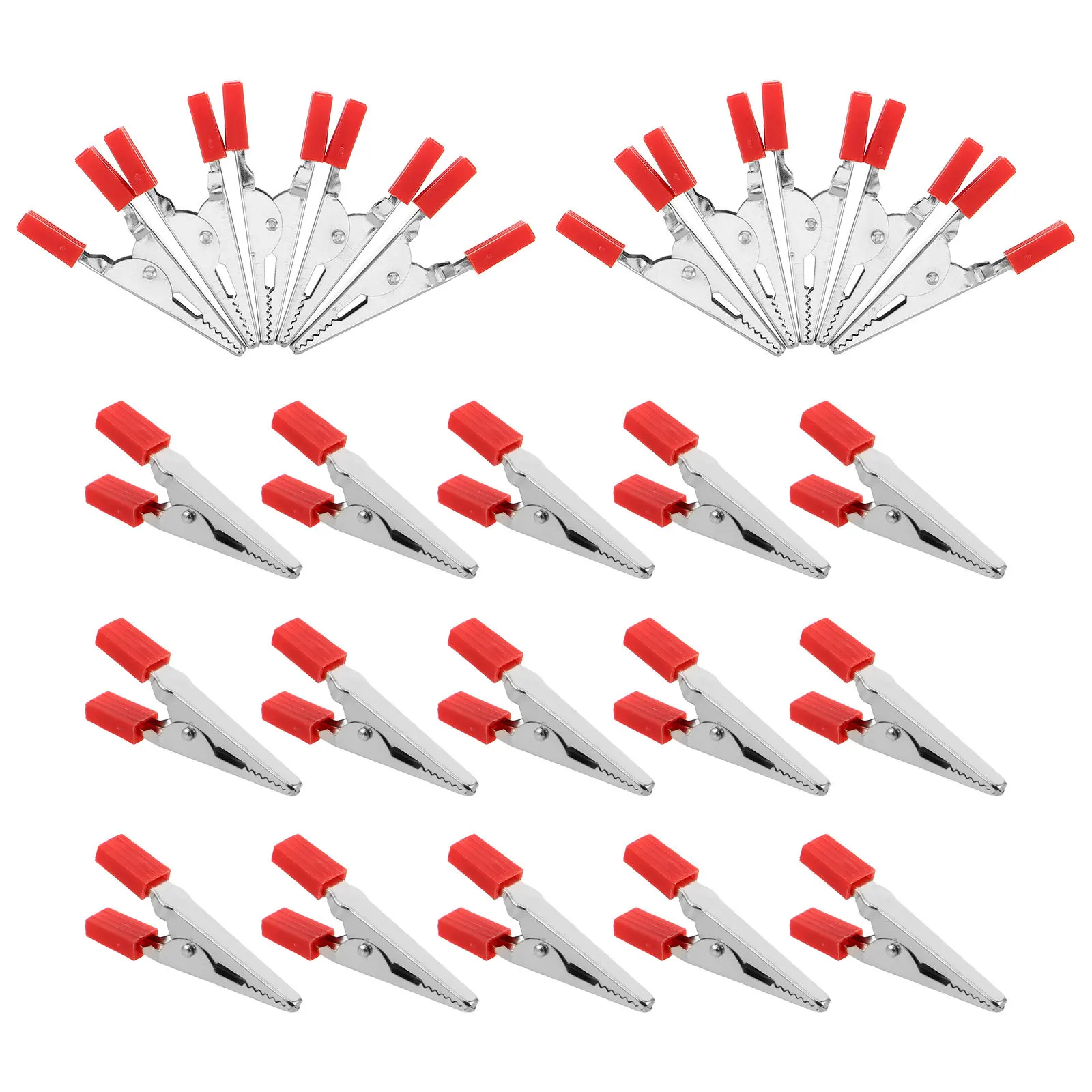 

100Pcs Bird Cage Door Locks Nonslip Metal Anti-Escape Clips Parrot Small Animal Cage Safety Clamps Anti-Escape Safety Locks