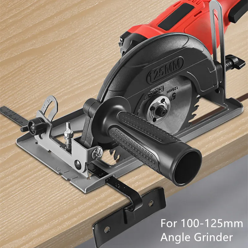 hand-angle-grinder-converter-to-cutting-machine-refit-electric-circular-saw-table-bracket-base-woodworking-for-100~125mm-grinder