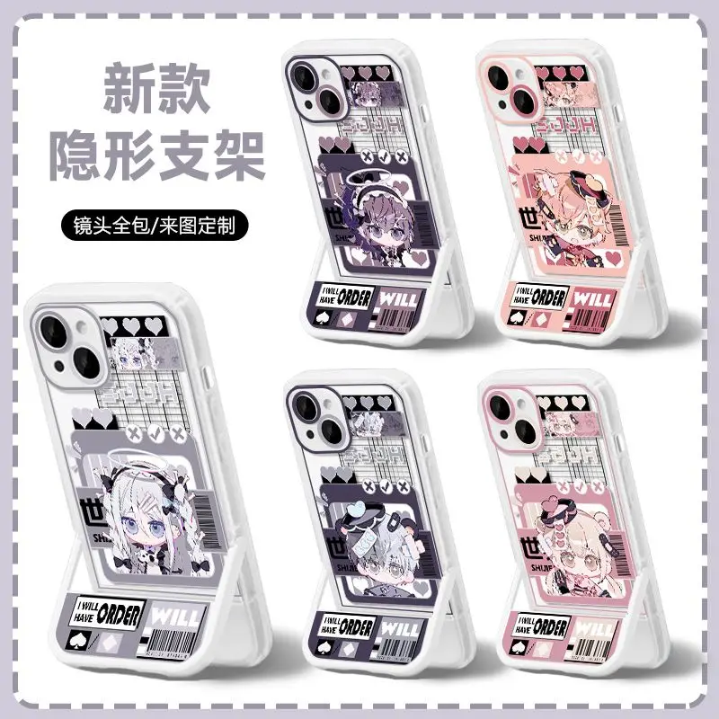 Yoisaki Kanade Project Sekai Colorful Stage! Feat Akiyama Mizuki IPhone 14 13 12 11 for Iphone15 Promax Phone Case Phone Holder