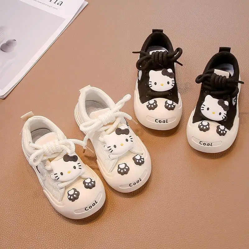 

Cute Cartoon Hello Kitts Children's Shoes Casual Shoes Canvas Shoe Good-Looking Breathable Autumn Edition Fashion Festival Gift