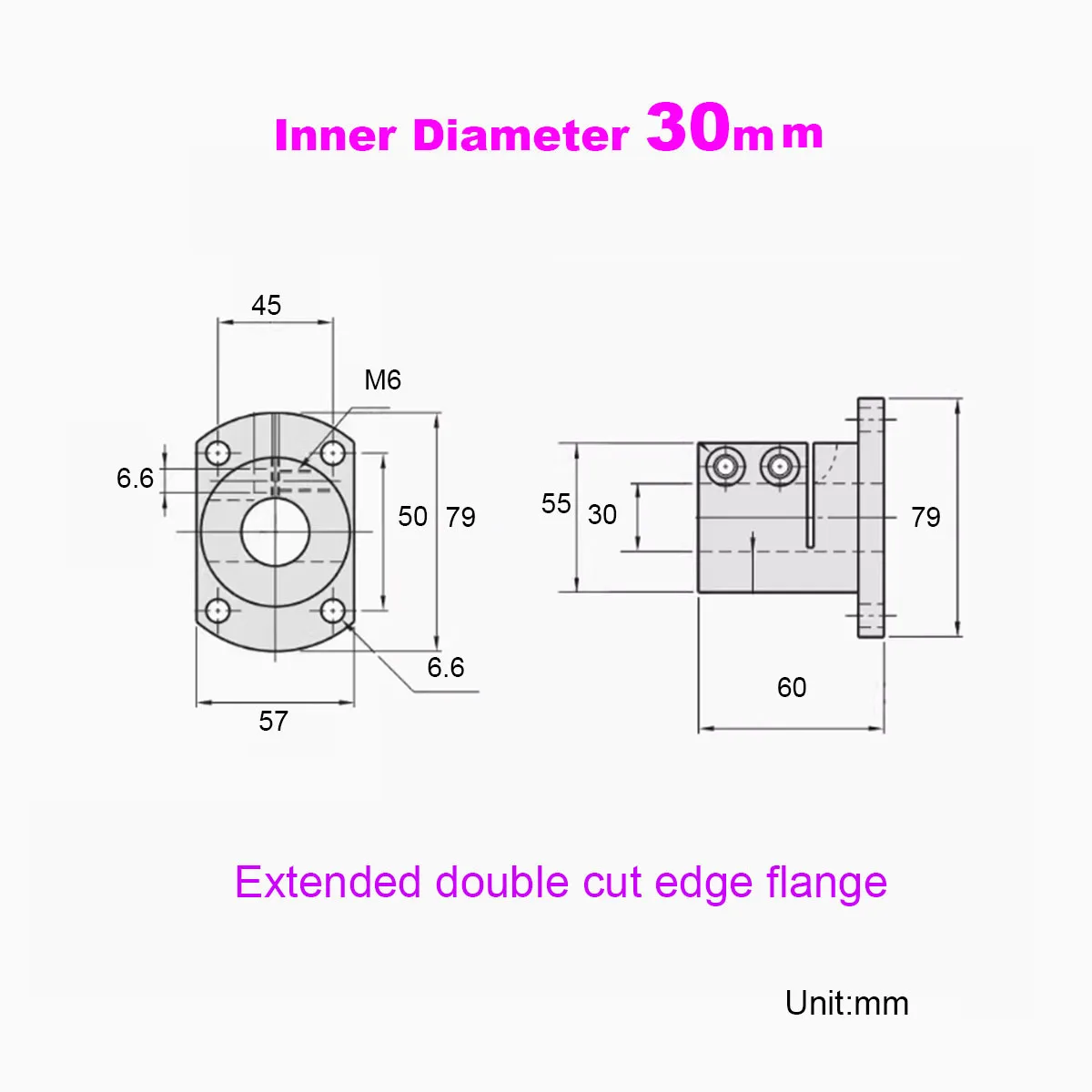 Variant: 1pcs  M30 Double Cut