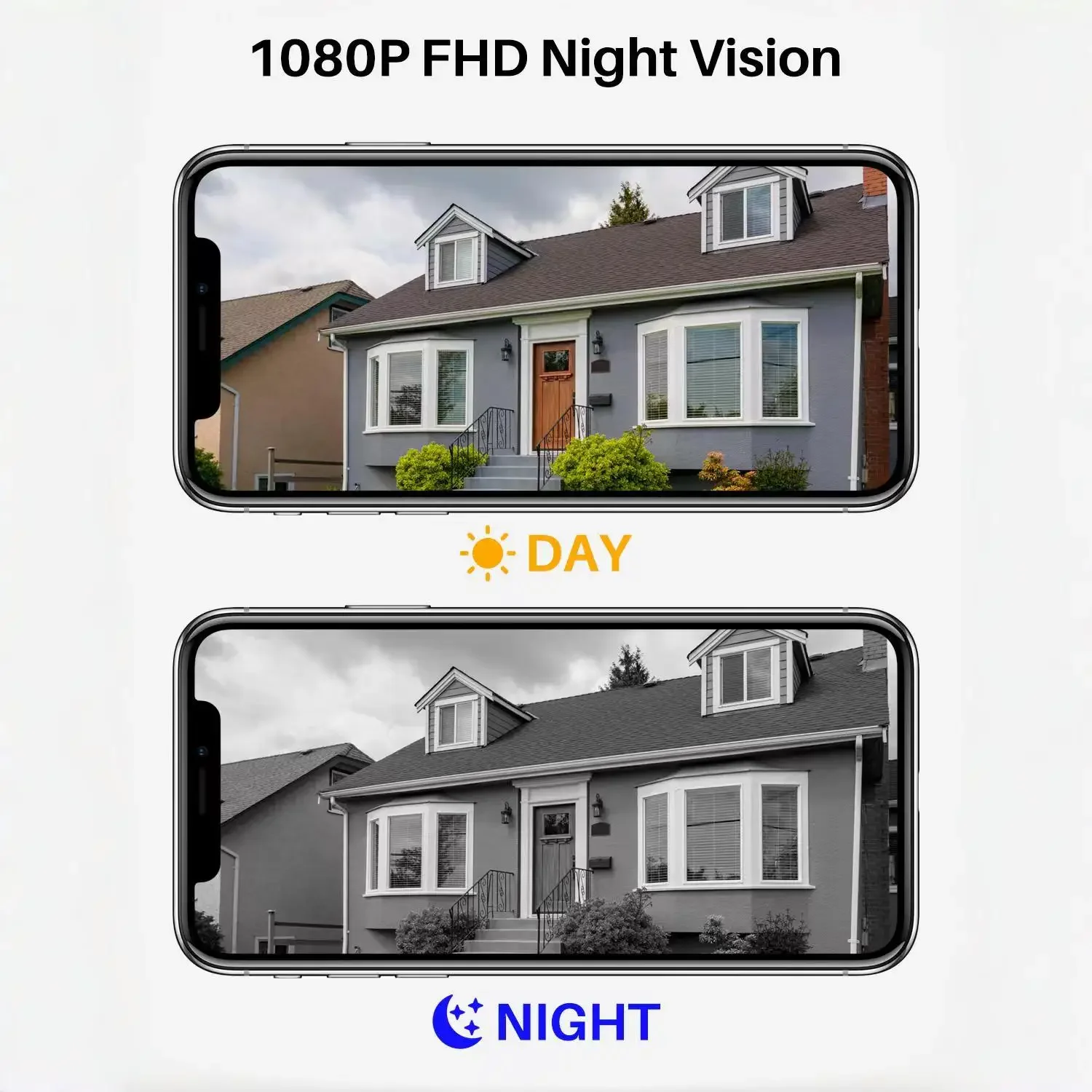 Smart Home Security Doorbell with WiFi Connection and Two-Way Audio Communication Outdoor Wireless WiFi Doorbell