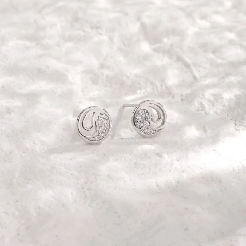 الحلي البسيطة الرجعية المرأة S925 الفضة جولة الملحقات الإبداعية العصرية الجديدة