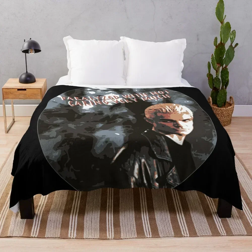 Paralyzed with not caring very much Throw Blanket Loose Thins Blankets Paralyzed with not caring very much Throw Blanket Loose Thins Blankets