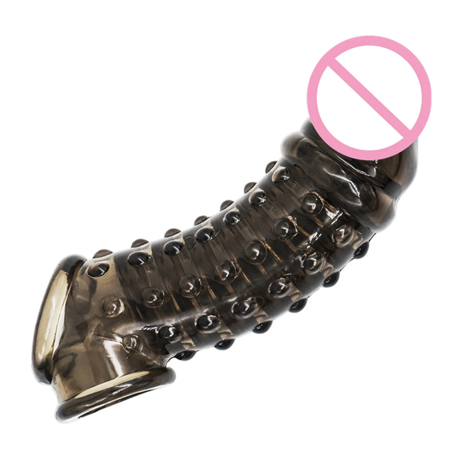 Silicone Penis​ Sleeve Cap Extention Enlargement Condoms Sex Toys for Men  For Men Enlargement Condoms Glans Cover