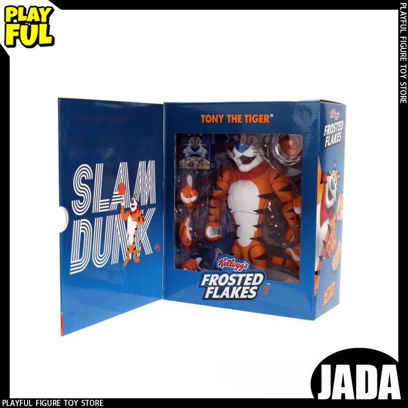 

New In Stock Original Jada Tony The Tiger Anime Figure Frosted Flakes Seires Tony The Tiger Action Figure Toy Doll Ornament Gift