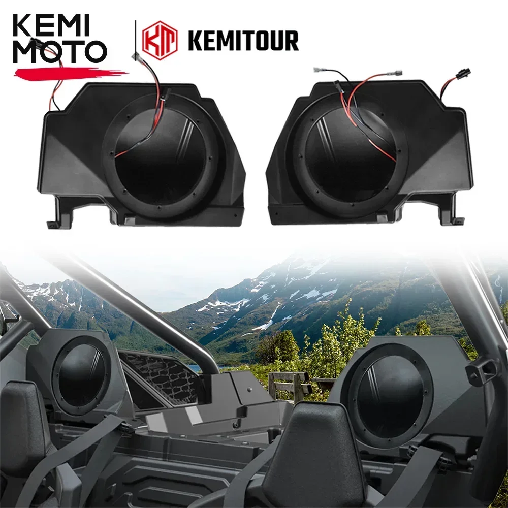 

KEMIMOTO Rear Speaker Pod Brackets 6.5 Inches Compatible with Polaris RZR PRO XP / XP4 / Turbo / Pro R/ Pro R 4 Sport 2020-2024