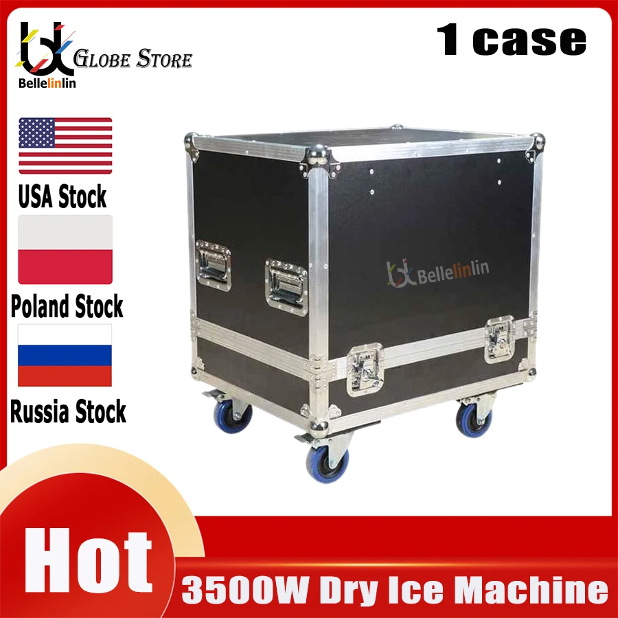 

0 Tax 1Pcs Only Flycase For 3500W Dry Ice Machine Low Fog Machine For Stage Wedding Events DJ Show Wedding DJ Stage Show Stage