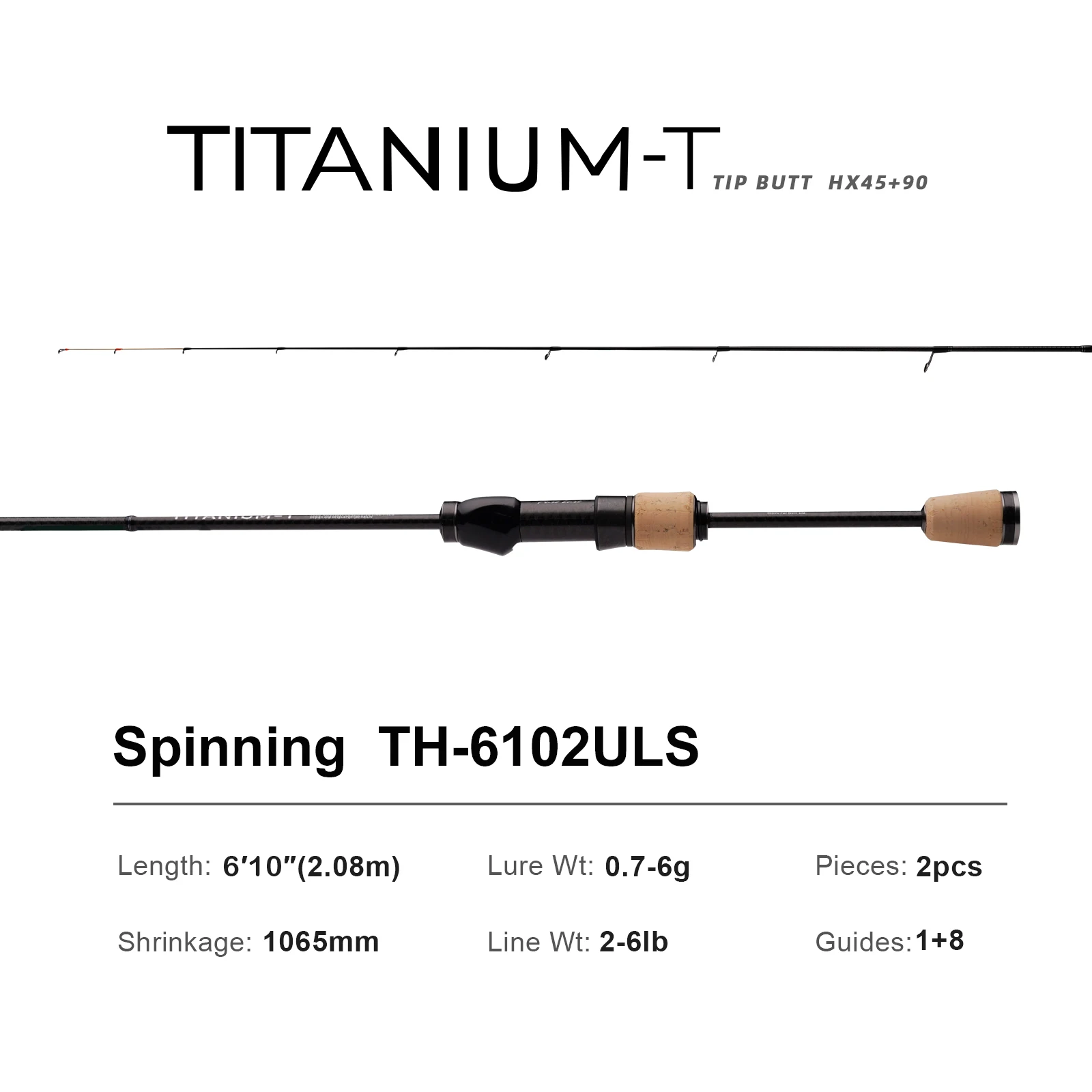 PURELURE TITANIUM-T XUL BFS ロッド 0.5-6g ベイトウェイト 5FT 6FT