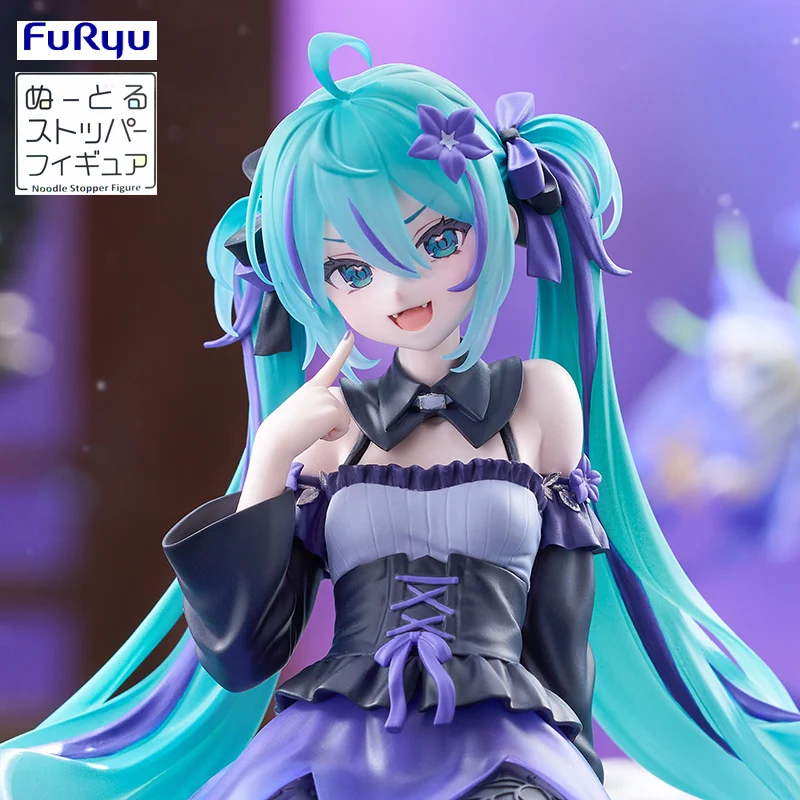 Фигурка-furyu-noodle-stopper-hatsune-miku-flower-fairy-balloon-flower-из-ПВХ-14-см-коллекционная-модель-аниме-персонажа