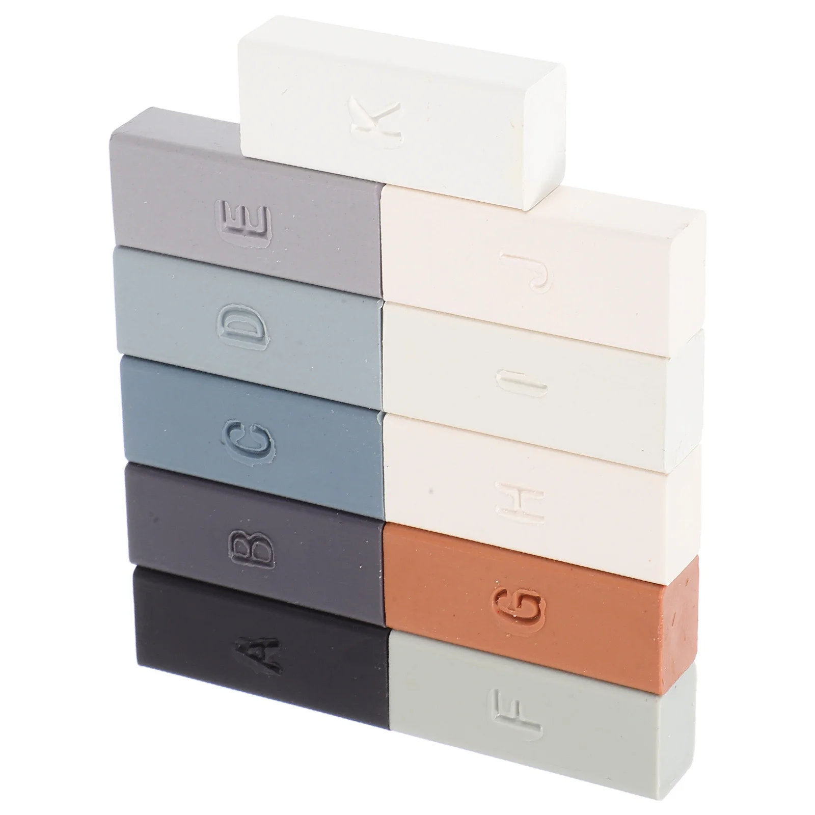 11 قطعة طقم شمع إصلاح الأرضيات مزيل الخدوش الصلب مقاوم للماء متين للمنزل التجاري استعادة الخشب متعدد الألوان