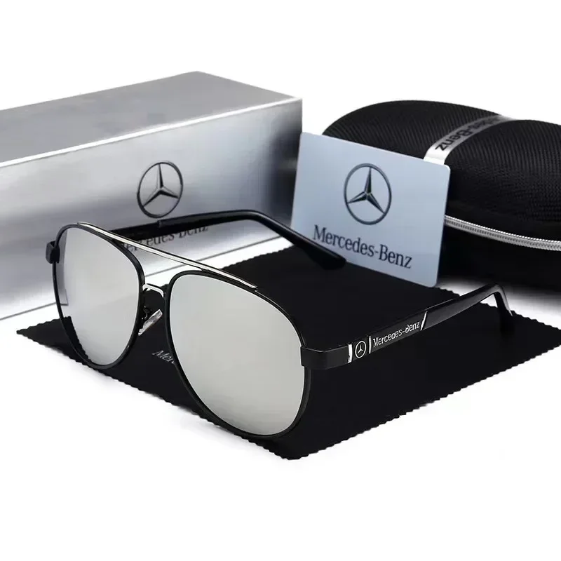 High end luxury men driving polarized sunglasses, brand luxury design anti glare for Mercedes benz A C E S Class CLA CLS W212