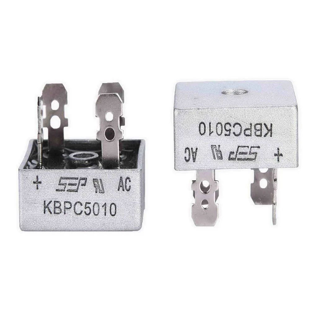 10Pcs/lot KBPC5010 diode bridge rectifier diode 50A 1000V KBPC 5010 power rectifier diode electronica componentes