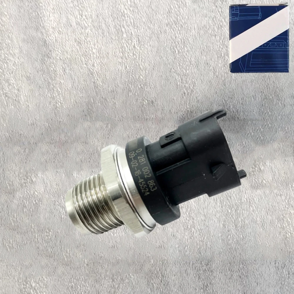 2pcs Fuel Rail Pressure Sensor Common Regulator 0281002863/314014A400 for hyundai Accent AVEGA for kia AGE BORREGO CARENS