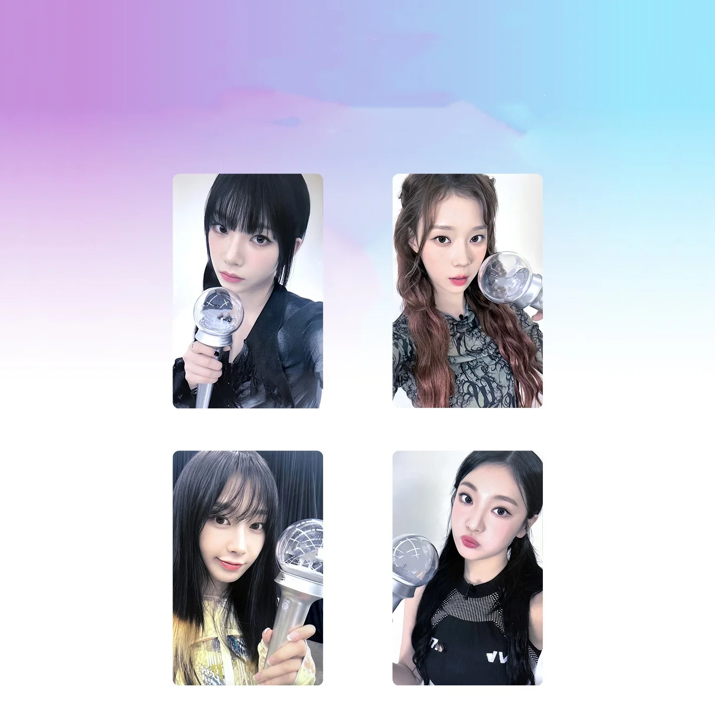 

Kpop Idols Winter NingNing Lightstick 2,0 фотокарточка 4 шт./компл. двухсторонняя печать с покрытием LOMO Card Giselle Fans Collection Gift