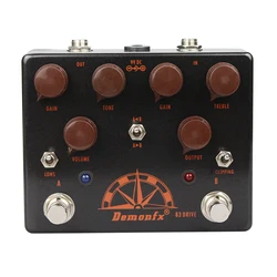 Demonfx-Pedal de efecto guitarra 83 DRIVE, palanca combinada de BLUES BREAKER y KLON centauro en un Pedal, añadir orden