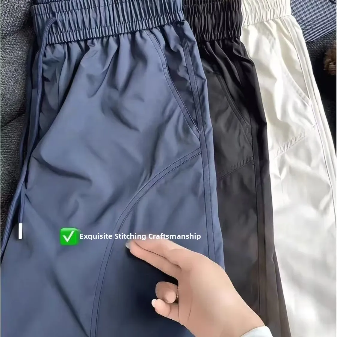 

Ice Silk Basketball Shorts Men's Summer Thin Five Inches Training Running Quick Dry Straight Leg Casual Pants Polyester Fiber