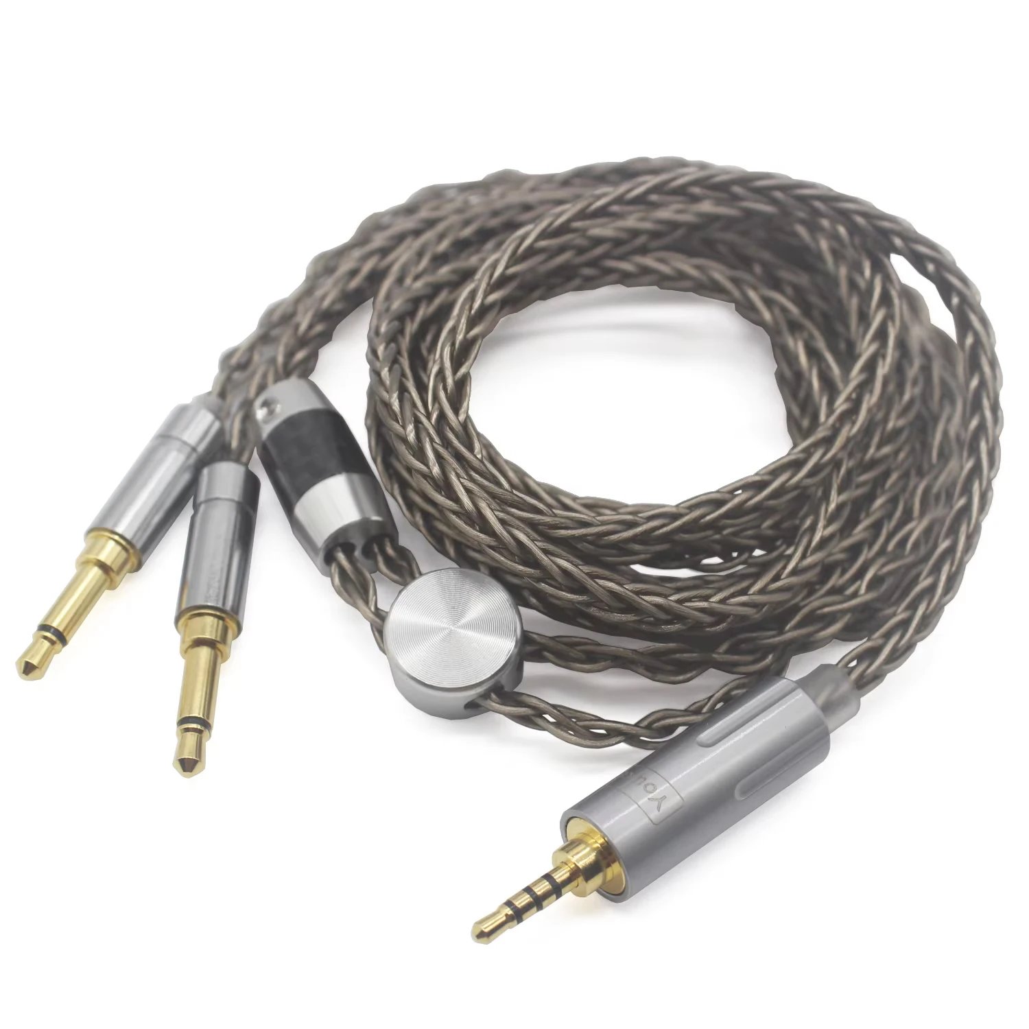 كابل سماعة الرأس المتوازن Youkamoo 2.5 مم متوافق مع Denon AH-D600، AH-D7200، AH-D7100، كابل استبدال Elear البؤري