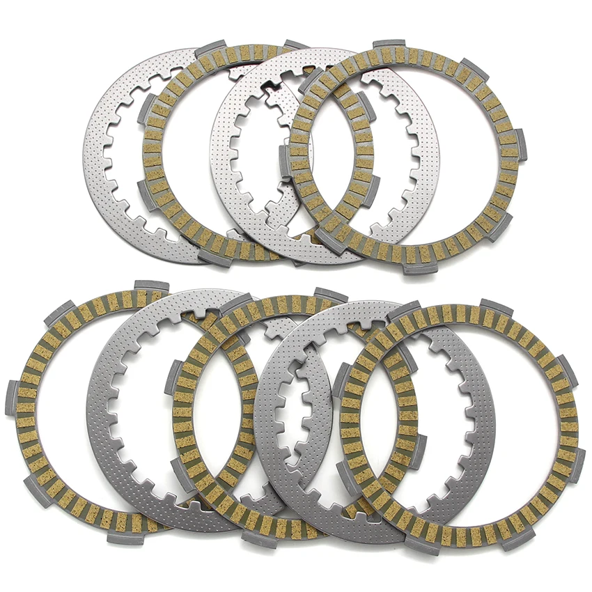 Motorcycle Clutch Friction Disc Plate Kit For Honda CR85R CR85RB CB100 CB100N CB125 CLR125 CBT125 SL100 SL125 CL125 CD125 CLR125