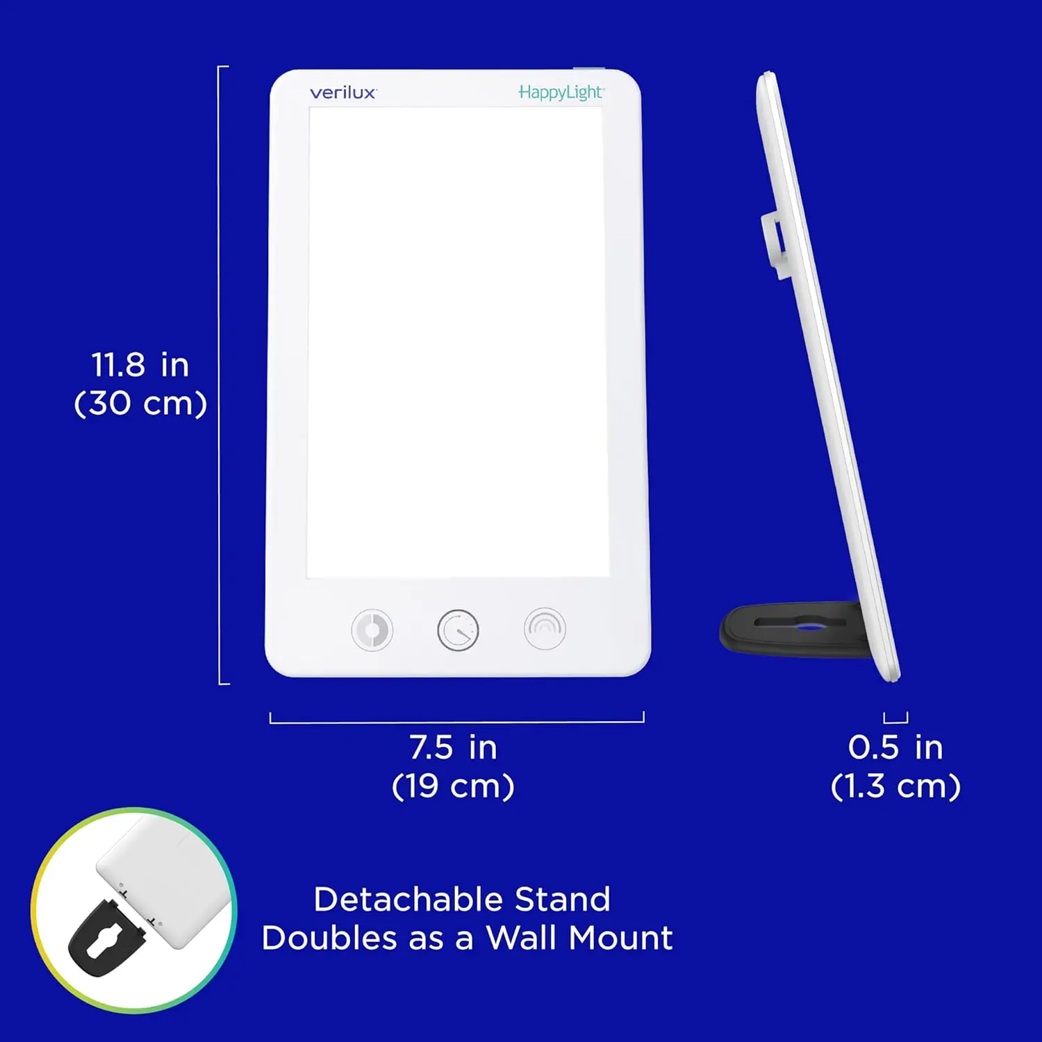 10,000 Lux UV-Free LED Light Therapy Lamp with Adjustable Brightness & Timer - Boost Mood, Sleep & Focus