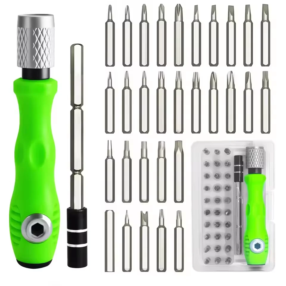 Mini 32-in-1 Precision Screwdriver Set Magnetic Phillips Bits Multifunctional Hand Repair Tool Kit for Phone Watch Glasses 2026