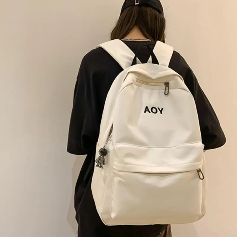 حقيبة ظهر مدرسية ذات سعة كبيرة من النايلون، حقيبة كتب للكمبيوتر المحمول للمراهقين والشباب، حقيبة ظهر للسفر، حقيبة يومية كاجوال