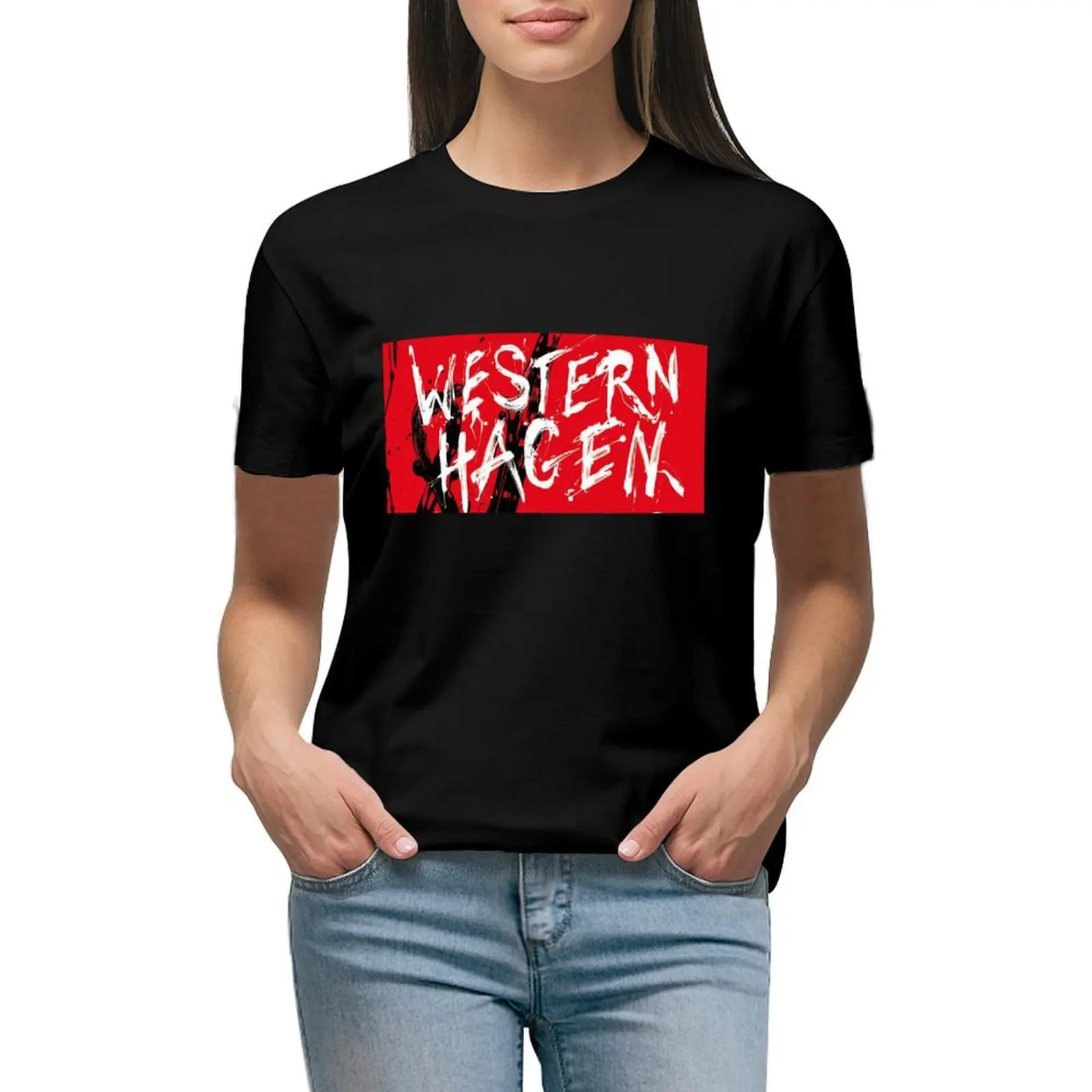 

Marius Muller - westernhagen T-shirt funny Blouse western t-shirt dress for Women