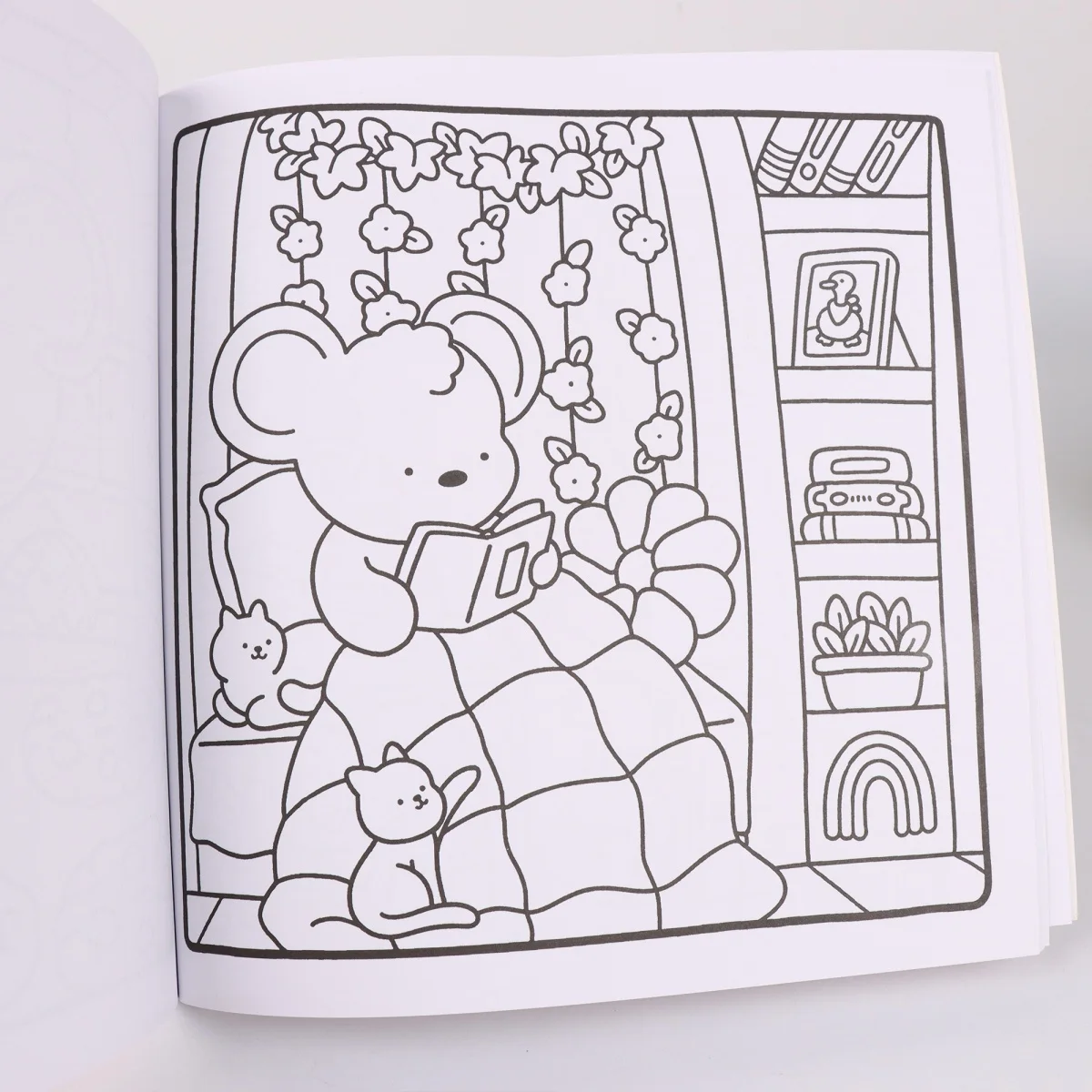 Cozy Friends: Coloring Book for Adults Featuring Super Cute Animal Characters with Easy and Simple Designs for Relaxat image 4