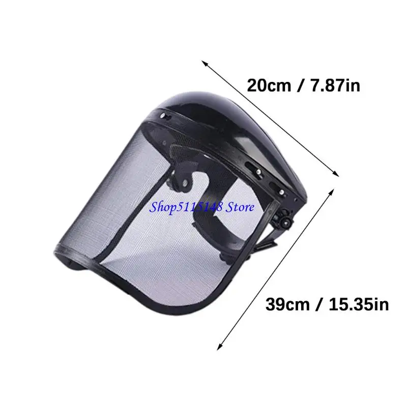 용접 및 철거 작업 조절 가능한 안전 헬멧을위한 F3MA 보호 페이스 마스크