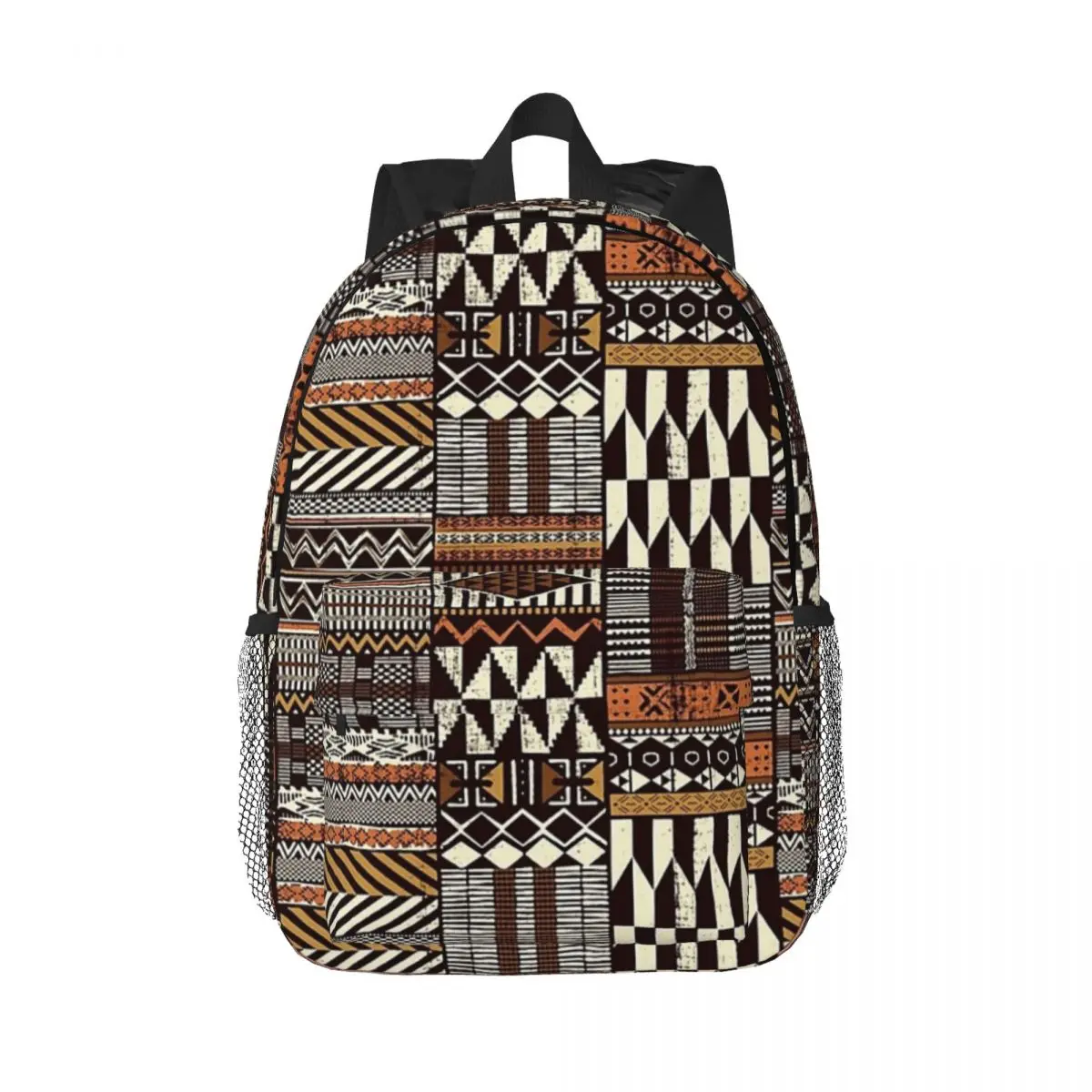 

Native Tribal African Style Fabric Patchwork Backpacks Teenager Bookbag Casual Children School Bags Travel Rucksack Shoulder Bag