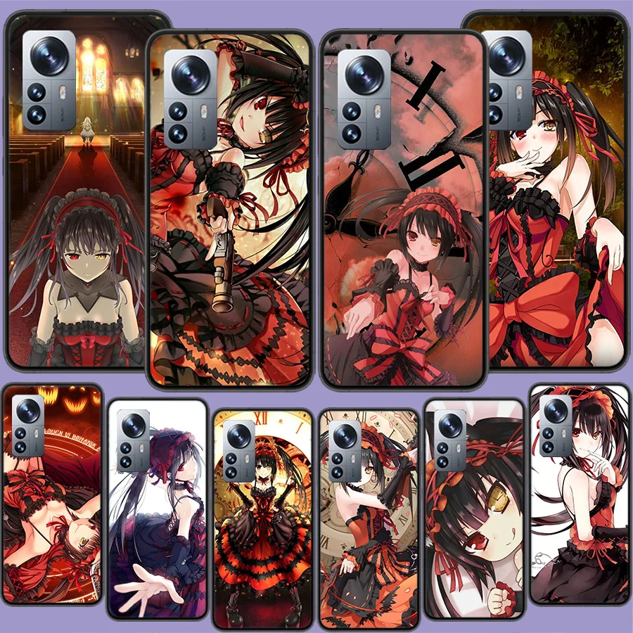 Чехол для телефона Date A Live Tokisaki Kurumi для Redmi Note 15 Pro 5G 14 13 12 Pro Plus 11 11T 11E 11S 10 Pro 10S 9 9S Cover Cell Clea