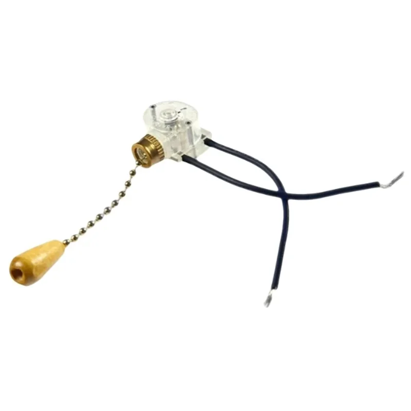 10pcs 3A 110V/220V High Quality Universal Ceiling Fan Lamp Wall Light Replacement Retro Pull Chain Cord Switch
