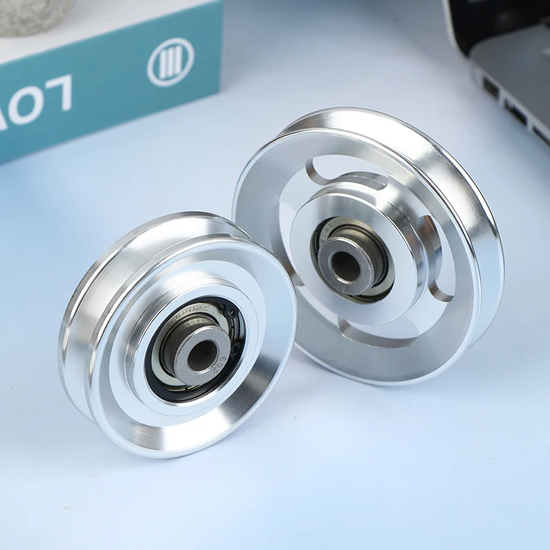 

73/88/95/110/114 мм шкив, подшипник из алюминиевого сплава, сменный шкив, универсальный аксессуар для спортзала, подшипниковый шкив, колесо