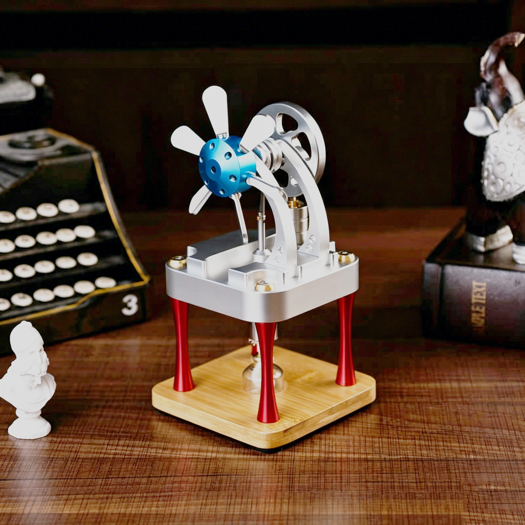 

Boutique 2026 All Metal Stirling Engine - High Low Temp Water-Cooled Power Cylinder - Real-Start Science Hobby Model Gift