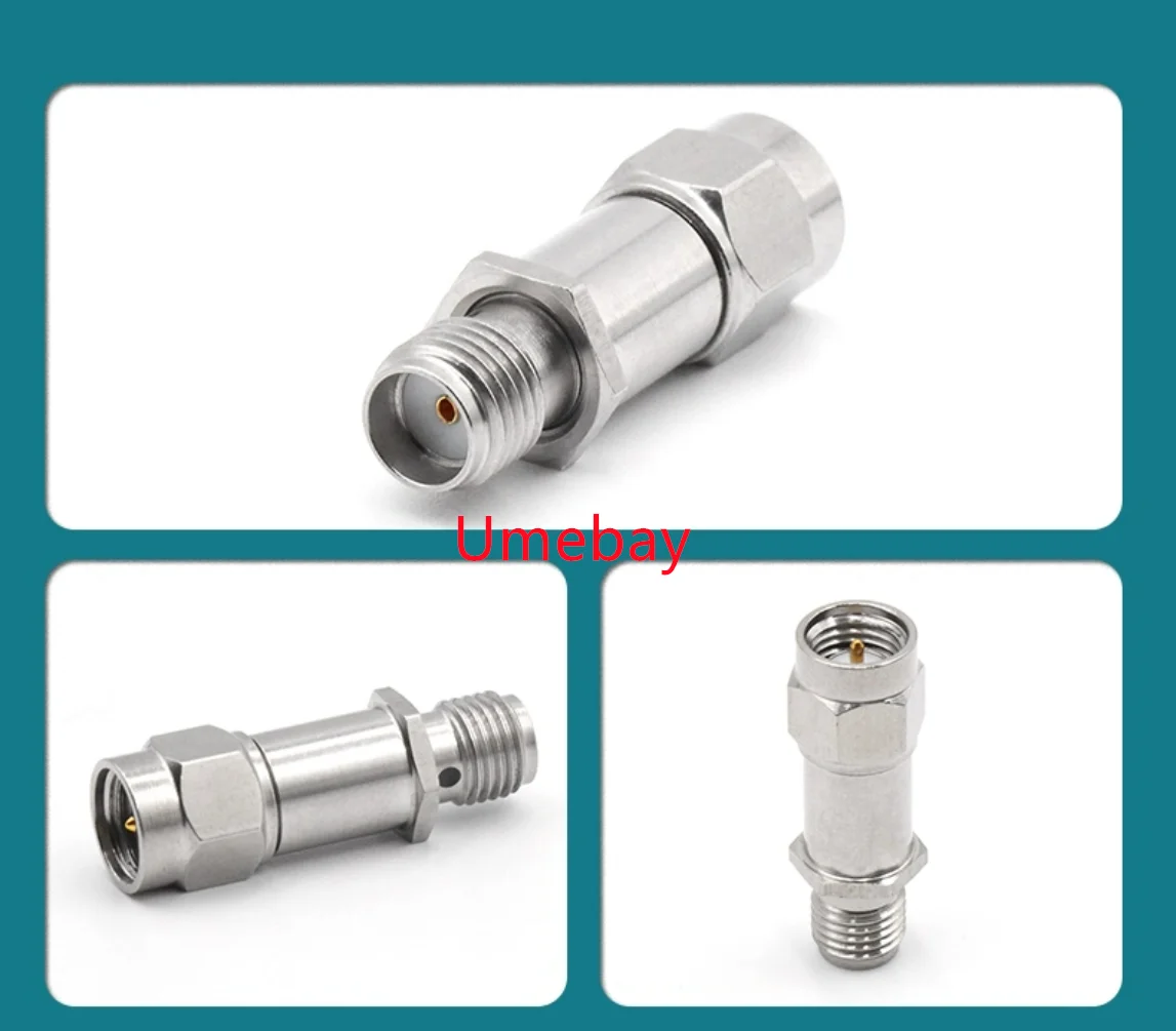 

1 piece, RF fixed attenuator, SMAJKT-18-2W ,SMAJKS-18-2W , Attenuation value, 1dB 2dB 3dB 5dB 6dB 10dB 15dB 20dB 30dB 40dB