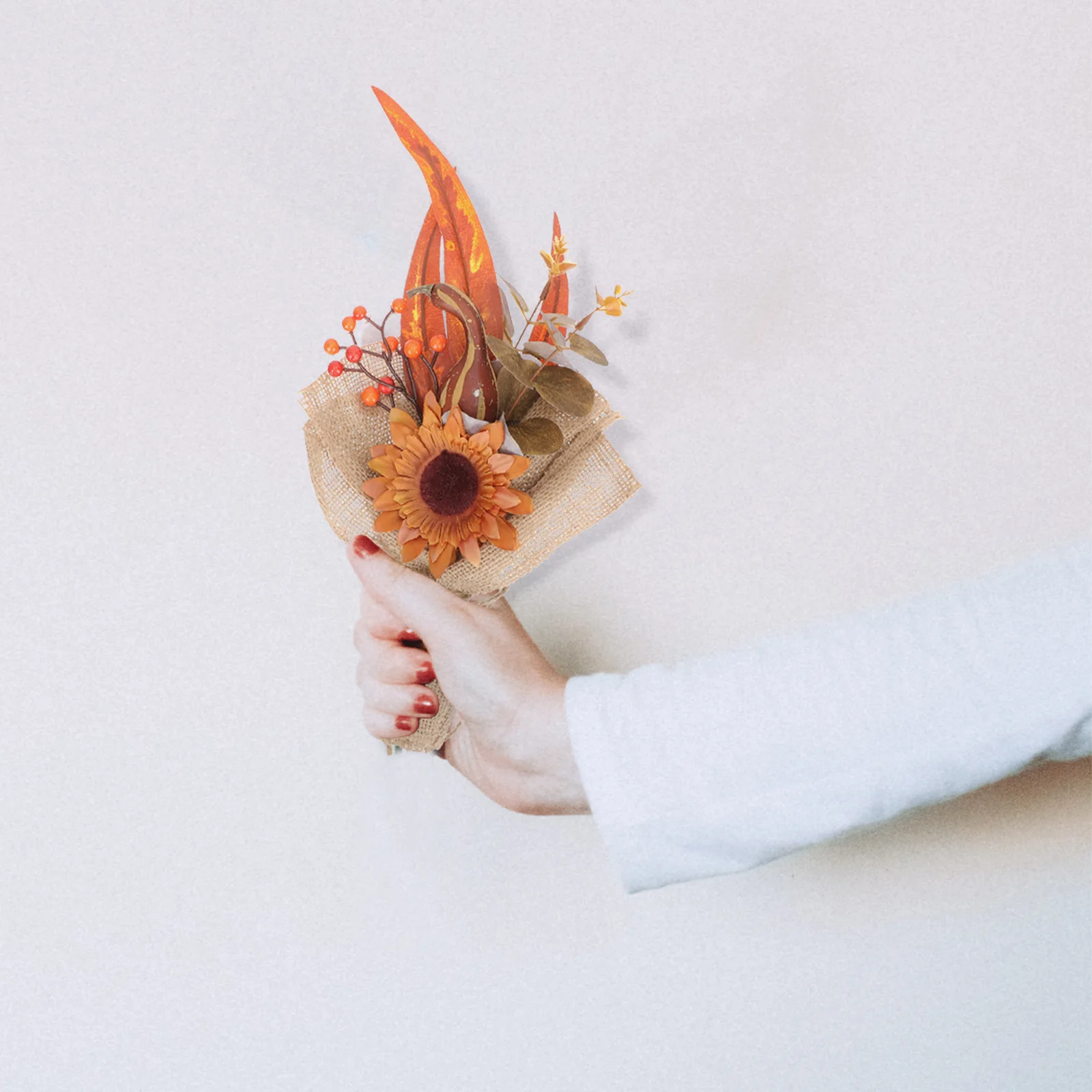 

Simulation Maple Leaf H Artificial Flowers Stylish Home Decor Autumn Bouquet Easy Clean Living Bedroom Dining Room Study