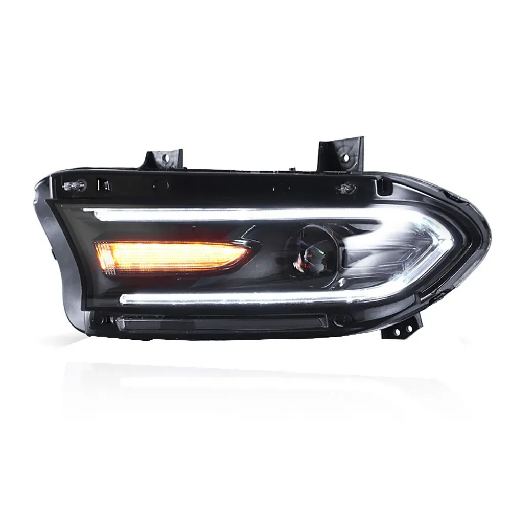 Car LED Headlights Front Lamp Original Replacement R/T SRT DRL Head Lights For Dodge Charger 2015-2019 2020 2021 2022