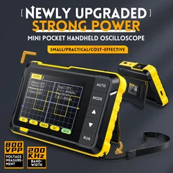 FNIRSI-Oscilloscope numérique DSOElement Mini, bande passante analogique, prise en charge du micrologiciel, mise à niveau, sortie PWM, 200KHz, 800VPP, 2,5 MSa/s