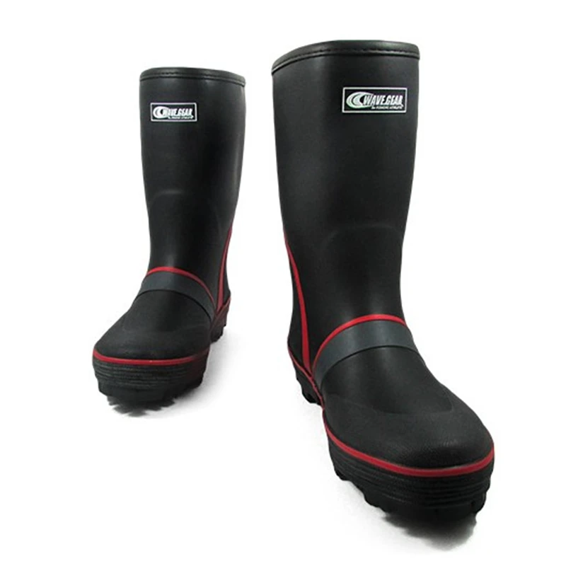 Outdoor Autumn and Winter Medium Tube Fishing Shoes Non-slip Waterproof Short Boots Men's Nail-soled Rain Shoes Fishing Supplies