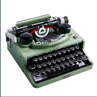 

Cross-border compatible building blocks retro typewriter 24312 building block model assembly boy and girl birthday gift 21327