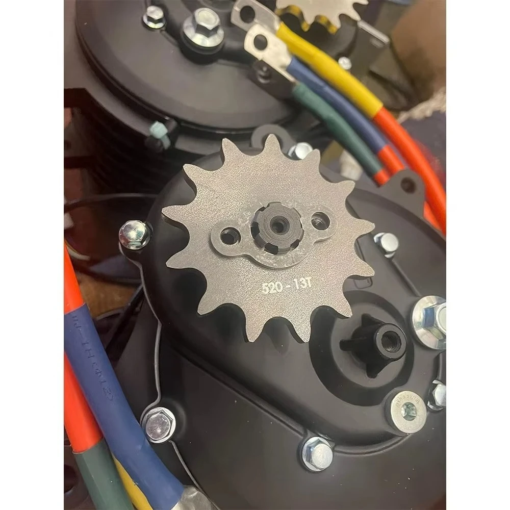 QS138-C 70H V3 72V 100kmph medium drive motor with 1 2 35 gearbox for electric ATV motorcycles - view 5