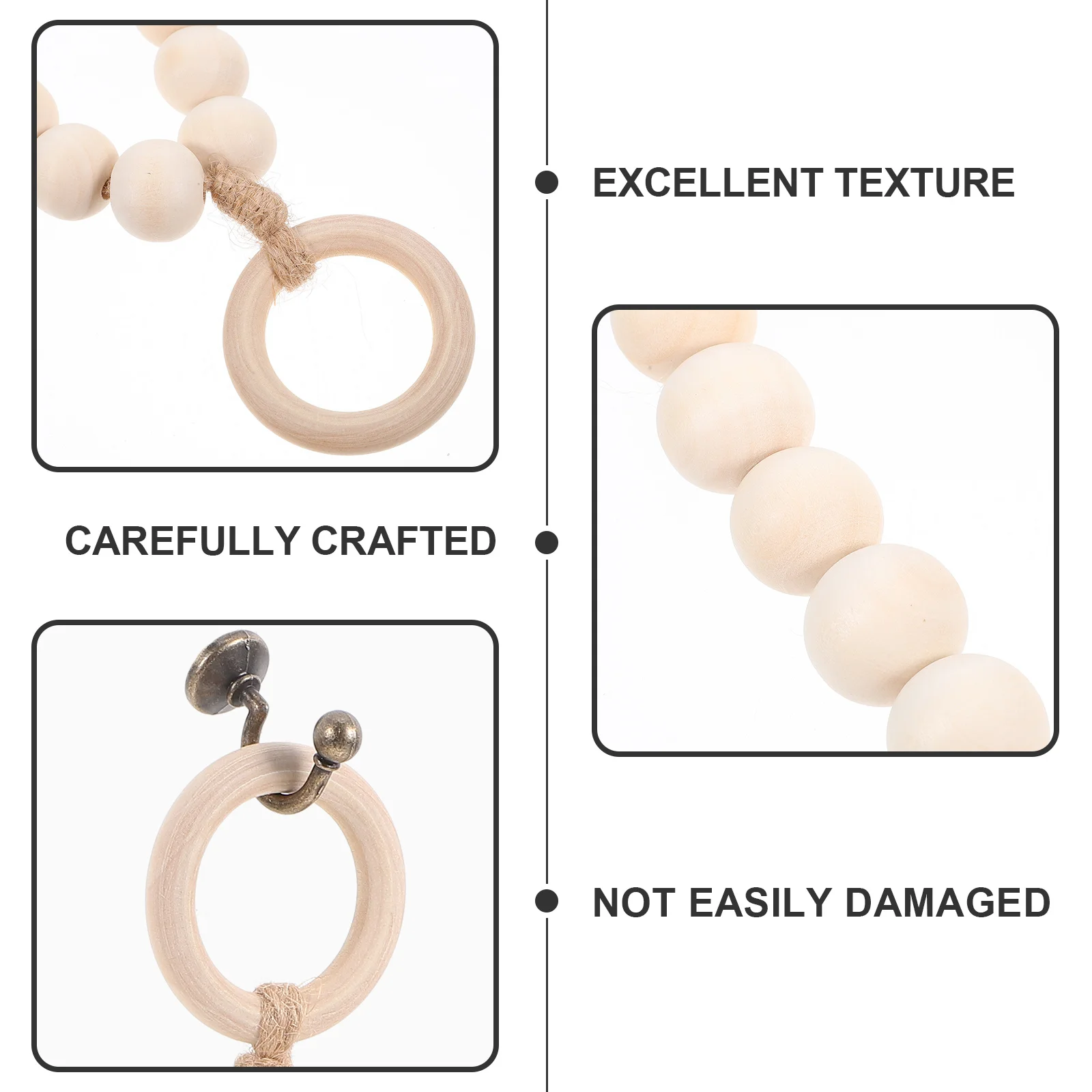 

Vintage Wooden Towel Rack Bathroom Kitchen Organizer Wall Mounted Hand Dish Towel Hanger Space Saving Storage Bathroom Hanger