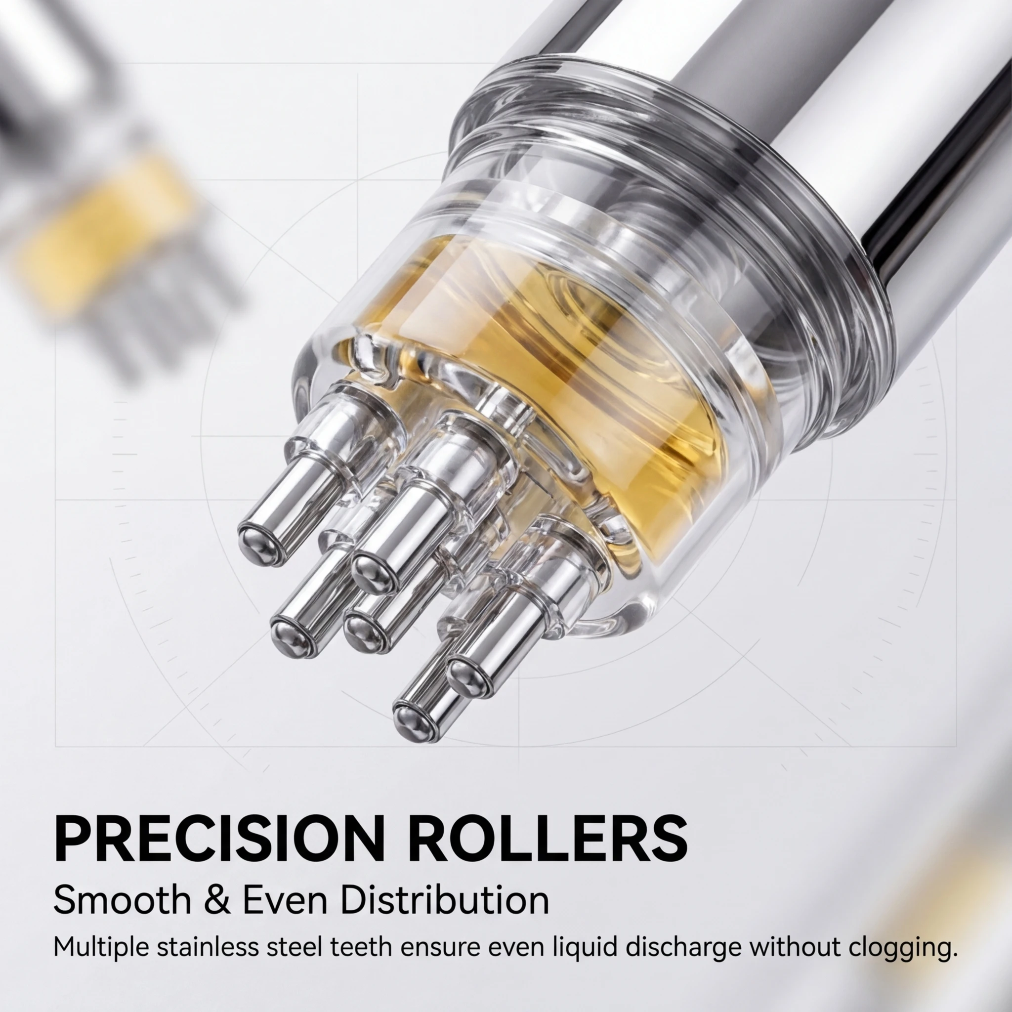 4 In 1 Roller Ball Scalp Applicator Comb Set