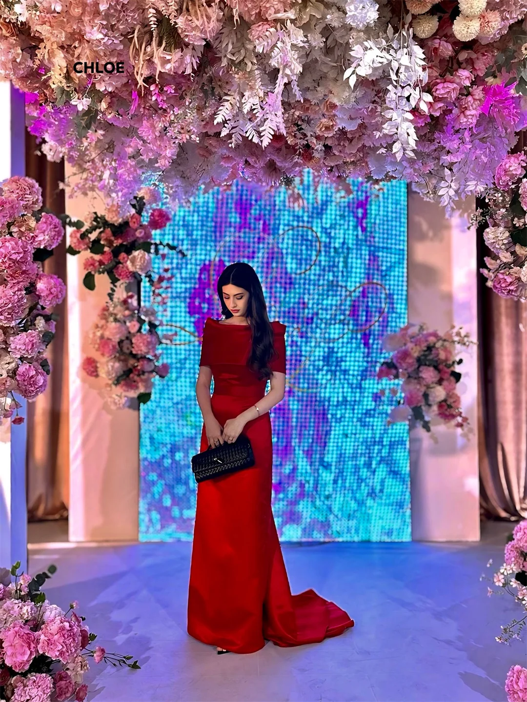 Custom Made Prom Dresses 2025 Luxury Ball Dress Square Leader Elegant Party Dresses for Wedding Woman Line A Short Sleeve Gowns